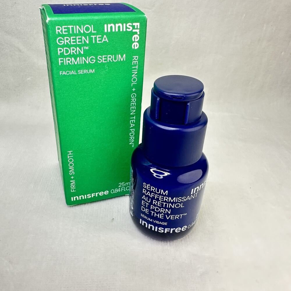 Innisfree Retinol Green Tea PDRN Firming Serum 25ml/.84 Fl Oz EXP 8/2028